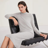 Luxury Knit Winter Long Sleeve Slim Fit Elegant Maxi Dress