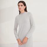 Luxury Knit Winter Long Sleeve Slim Fit Elegant Maxi Dress