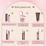 HiVi Makeup Gift Box Powder Glue Record Limited Lipstick